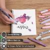 imageMr Pen Aesthetic Highlighters and Gel Pens 10 Pack Cute Highlighters Assorted Colors Black Ink Aesthetic Gel Pens 05mm Cute Highlighter Pens Highlighters Pastel Highlighters