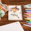 imageMr Pen Aesthetic Highlighters and Gel Pens 22 Pack Assorted Colors Bible Highlighters No Bleed Black Ink Gel Pens Cute Highlighter Pens No Bleed Highlighters for Bibles Aesthetic Gel Pens