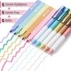 imageMr Pen Aesthetic Highlighters and Gel Pens with Case 10 Pack 6 Pen Refills Colorful Bible Highlighters No Bleed Highlighters for Bibles Cute Highlighter Pens Aesthetic Gel Pens