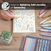 imageMr Pen Aesthetic Highlighters and Gel Pens with Case 10 Pack 6 Pen Refills Colorful Bible Highlighters No Bleed Highlighters for Bibles Cute Highlighter Pens Aesthetic Gel Pens