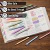 imageMr Pen Aesthetic Highlighters and Pens No Bleed 12 Pack Assorted Colors Bible Highlighters No Bleed Black Ink Bible Pens No Bleed Highlighters for Bibles Bible Pens No Bleed ThroughGel Highlighters and Colored Pens
