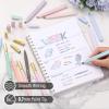 imageMr Pen Aesthetic Highlighters and Pens with Case 12 Pack 6 Pen Refills Cute Highlighters Assorted Colors Colorful Ink Bible Pens Bible Pens No Bleed Through Highlighter Set