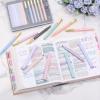 imageMr Pen Aesthetic Highlighters and Pens with Case 12 Pack 6 Pen Refills Cute Highlighters Assorted Colors Colorful Ink Bible Pens Bible Pens No Bleed Through Highlighter Set