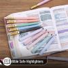 imageMr Pen Aesthetic Highlighters and Pens with Case 12 Pack 6 Pen Refills Cute Highlighters Assorted Colors Colorful Ink Bible Pens Bible Pens No Bleed Through Highlighter Set