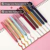imageMr Pen Bible Highlighters and Pens 10 Pack Gel Highlighters Colorful Bible Highlighters No Bleed Gel Highlighter No Bleed Through Aesthetic Pens Colored Ink Gel Pens Cute Pens