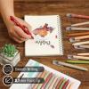 imageMr Pen Bible Highlighters and Pens 12 Pack Earthy Colors No Bleed Aesthetic Gel Pens Cute