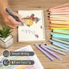 imageMr Pen Bible Highlighters and Pens 24 Pack Gel Highlighters Serene Colors No Bleed Colored Gel Pens Aesthetic Cute