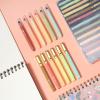 imageMr Pen Bible Highlighters and Pens No Bleed with Case Warm Earthy Tones 19 pcs 6 x Gel Highlighters 6 x 07mm Ballpoint Bible Pens with 6 x Refills