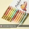 imageMr Pen Bible Highlighters and Pens No Bleed with Case Warm Earthy Tones 19 pcs 6 x Gel Highlighters 6 x 07mm Ballpoint Bible Pens with 6 x Refills