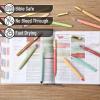 imageMr Pen Bible Highlighters and Pens No Bleed with Case Warm Earthy Tones 19 pcs 6 x Gel Highlighters 6 x 07mm Ballpoint Bible Pens with 6 x Refills