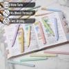 imageMr Pen Dual Tip Aesthetic Highlighters and Pens No Bleed 24Pack Assorted Colors Bible Highlighters Black Ink No Bleed Through Ballpoint Pens Ballpoint