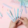 imageMr Pen Gel Pen Set 12 Pack Pastel Blue Barrels 1 x Aesthetic Highlighter 05mm Black Ink Gel Pens for JournalingPastel Blue Barrel
