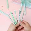 imageMr Pen Gel Pen Set 12 Pack Pastel Blue Barrels 1 x Aesthetic Highlighter 05mm Black Ink Gel Pens for JournalingPastel Green Barrel