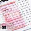 imageMr Pen Gel Pen Set 12 Pack Pastel Blue Barrels 1 x Aesthetic Highlighter 05mm Black Ink Gel Pens for JournalingPastel Pink Barrel