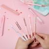 imageMr Pen Gel Pen Set 12 Pack Pastel Blue Barrels 1 x Aesthetic Highlighter 05mm Black Ink Gel Pens for JournalingPastel Pink Barrel