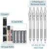 imageMr Pen Metal Mechanical Pencil Set 5 Sizes 03 05 07 09 2mm Mechanical Pencils Sketching Pencils Drafting Pencil Mechanical Pencil Metal