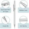 imageMr Pen Metal Mechanical Pencil Set 5Sizes 03 05 07 09 2mm Mechanical Pencils Sketching Pencils Drafting Pencil Mechanical Pencil Metal Lead Pencils Drawing Mechanical Pencils