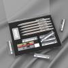 imageMr Pen Metal Mechanical Pencil Set with Lead and Eraser Refills 5 Sizes 03 05 07 09 2mm Drafting Sketching Architecture Drawing Metal Mechanical Pencils