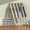 imageMr Pen Metal Mechanical Pencil Set with Leads and Eraser Refills 5 Sizes  03 05 07 09 and 2 Millimeters Sketching Drafting Pencil