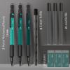 imageMr Pen Metal Mechanical Pencils Set 3 Pack 13 mm Black Ambidextrous Refillable
