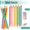 imageMr Pen Pencils 2 HB 10 Pack Black Lead Vibrant Wooden Barrels Pre Sharpened Pencils 2 Pencils with Eraser ampamp Metal Pencil Sharpener Wooden Pencils Sharpened Wooden Pencils 2 Pastel Pencils