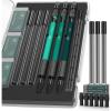 imageMr Pen Metal Mechanical Pencils Set 3 Pack 13 mm Black Ambidextrous Refillable