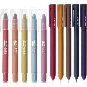imageMr Pen Bible Highlighters and Pens 10 Pack Gel Highlighters Colorful Bible Highlighters No Bleed Gel Highlighter No Bleed Through Aesthetic Pens Colored Ink Gel Pens Cute Pens