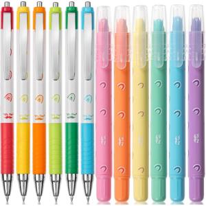 imageMr Pen Bible Highlighters and Pens No Bleed 12 Pack Gel Bible Highlighters