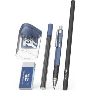 imageMr Pen Mechanical Pencil Set 5 pcs 20mm Mechanical Pencil 20mm Lead Refill HB Pencil Eraser Sharpener Mechanical Drafting Pencil 2mm Mechanical Pencil for Drawing Mechanical Pencils