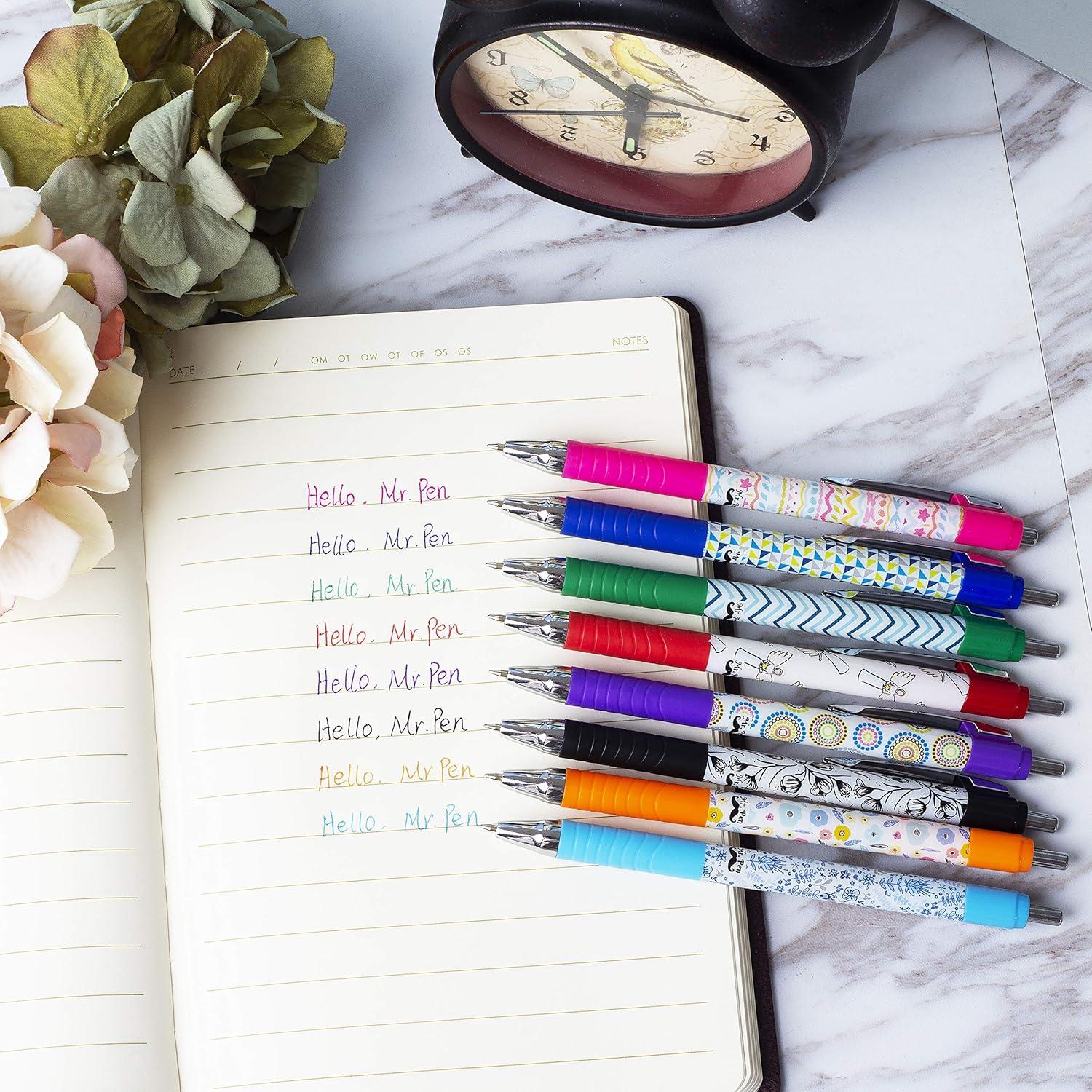 imageMr Pen Bible Journaling Pens 8 Pack Assorted Color No Bleed Pens for Bible Journaling