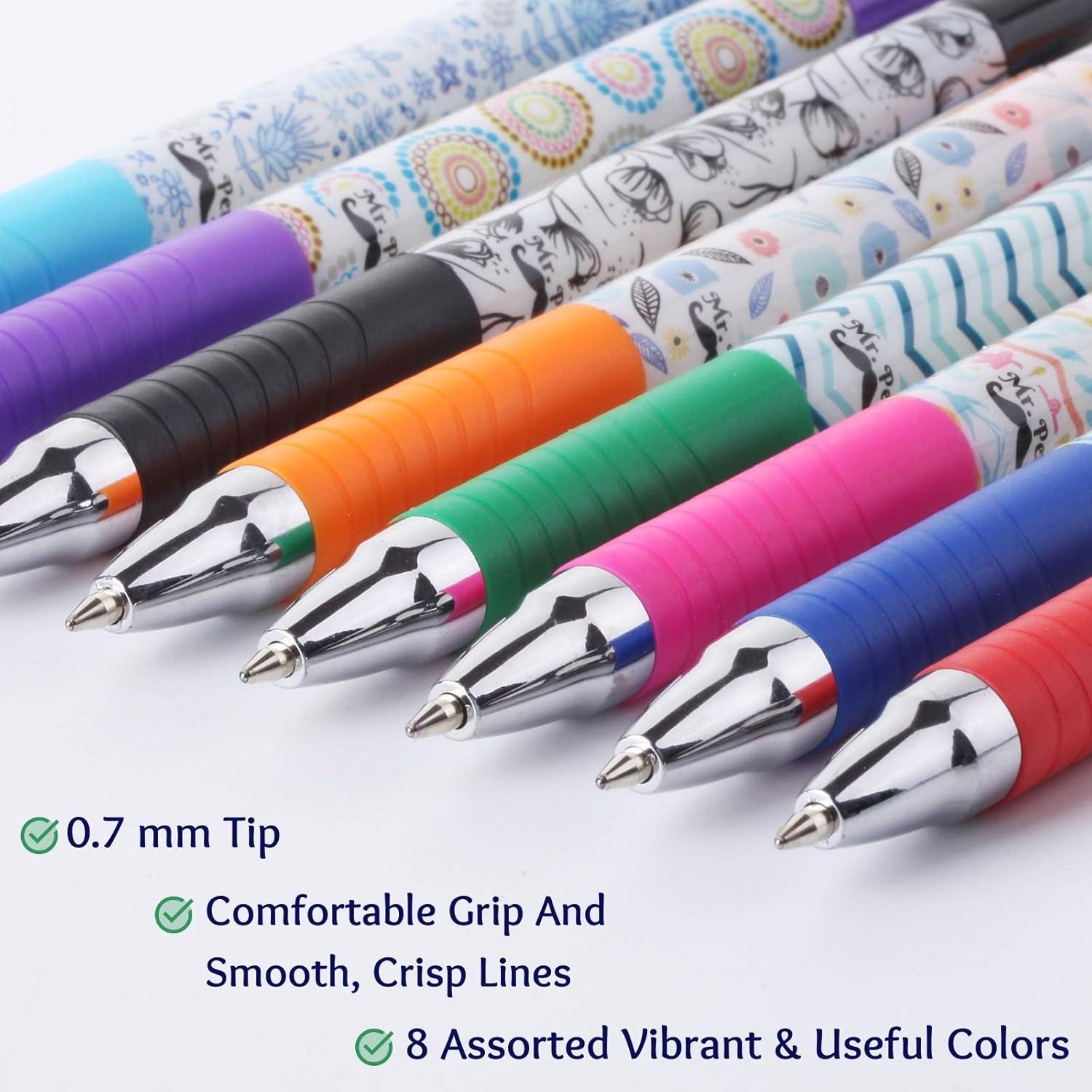 imageMr Pen Bible Journaling Pens 8 Pack Assorted Color No Bleed Pens for Bible Journaling