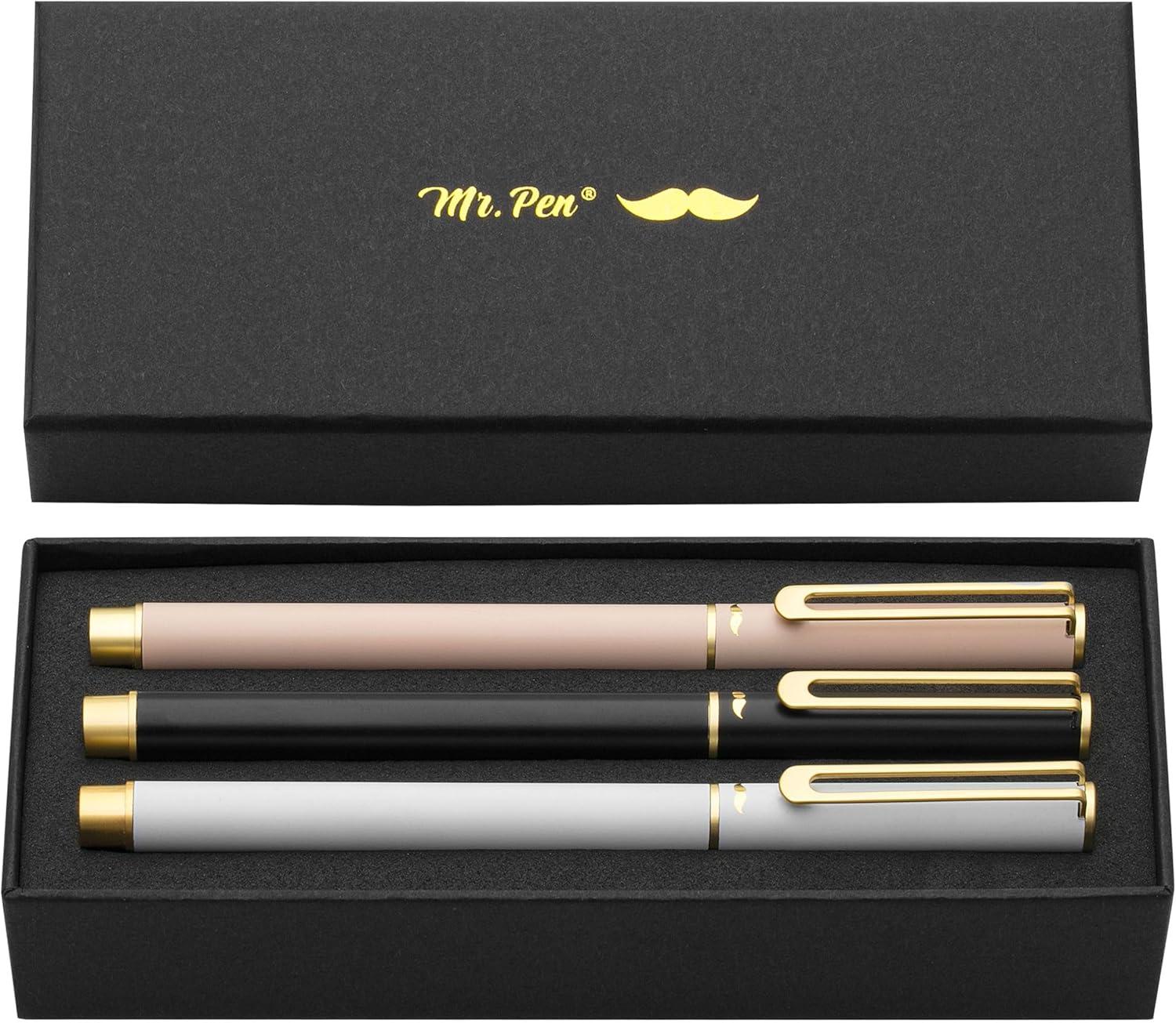 imageMr Pen Luxury Pen Set Assorted Color Barrels Black Ink Fancy Pen Fancy Pens for Women Nice Pens for Men Pen Gift Easter Gift