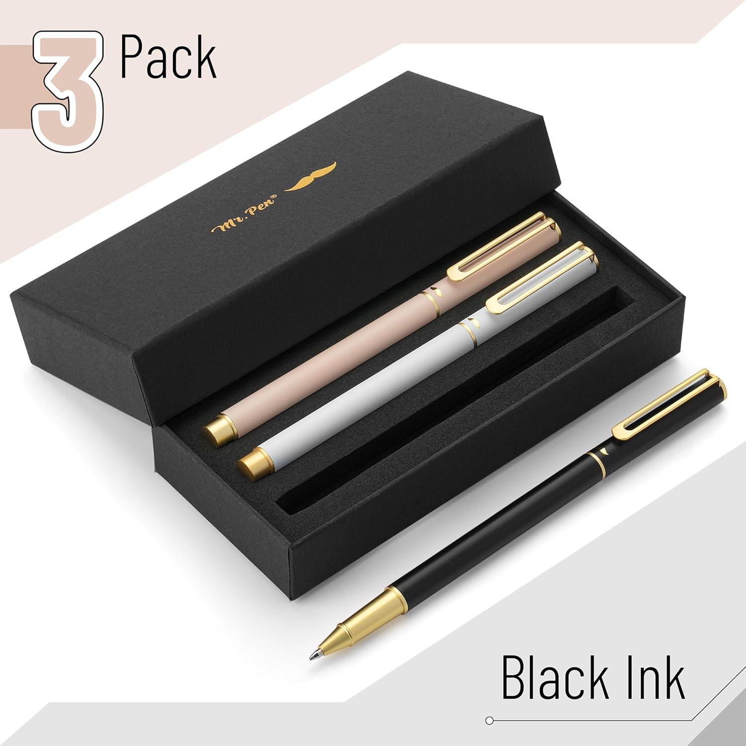 imageMr Pen Luxury Pen Set Assorted Color Barrels Black Ink Fancy Pen Fancy Pens for Women Nice Pens for Men Pen Gift Easter Gift
