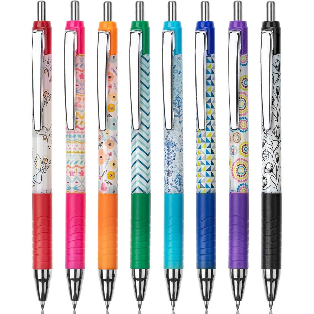 Mr. Pen Aesthetic Ballpoint Pens, Fine Tip, Assorted Vibrant Colors, Fast-Drying Ink, Perfect For Note Taking, Journaling, Doodling