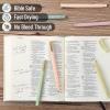 imageMr Pen  Aesthetic 6 Pack Black Ink Fast Dry No Smear Bible Pens No Bleed Through Fine Point Pens for Note TakingAutumn Barrel