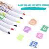 imageMr Pen  Erasable Highlighters 6 Pack Chisel Tip Assorted Colors QuickDry Odorless NonToxic