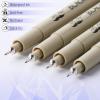 imageMr Pen Black Fineliners 025mm 4 Pack Bible Pens No Bleed Fine Tip Ultra Fine Black Art PensBlack