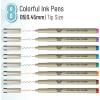 imageMr Pen Black Fineliners 025mm 4 Pack Bible Pens No Bleed Fine Tip Ultra Fine Black Art PensColorful