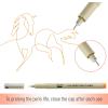 imageMr Pen Black Fineliners 025mm 4 Pack Bible Pens No Bleed Fine Tip Ultra Fine Black Art PensColorful