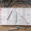 imageMr Pen Christian Pen Set 10 Pack Simple Minimalism Black Ink Bible Verse Pens Christian Pens for Women Bible Pens No Bleed Through Ballpoint Pens Ballpoint Inspirational PensFloral Serenity  Black Ink