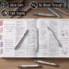 imageMr Pen Christian Pen Set 10 Pack Simple Minimalism Black Ink Bible Verse Pens Christian Pens for Women Bible Pens No Bleed Through Ballpoint Pens Ballpoint Inspirational PensFaith Blossoms  Black Ink