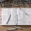 imageMr Pen Christian Pen Set 10 Pack Simple Minimalism Black Ink Bible Verse Pens Christian Pens for Women Bible Pens No Bleed Through Ballpoint Pens Ballpoint Inspirational PensGreen Elegance  Black Ink
