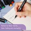 imageMr Pen Felt Tip Pens Fine Point Pack of 8 Fast Dry No Smear Colored Journaling Planner Markers