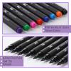 imageMr Pen Felt Tip Pens Fine Point Pack of 8 Fast Dry No Smear Colored Journaling Planner Markers