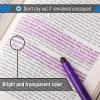 imageMr Pen No Bleed Gel Highlighter Bible Highlighters Pink Pack of 4Purple