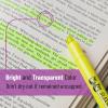 imageMr Pen No Bleed Gel Highlighter Bible Highlighters Pink Pack of 4Yellow