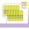 imageMr Pen Pastel Highlighter Tank Style 6 Pack Chisel Tip Multicolor Bible HighlightersYellow Highlighters  20 Pack