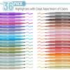 imageMr Pen Pastel Highlighters 36 Pack Chisel Tip Colorful Cute Highlighters Assorted Colors Quick Drying Smear Resistant