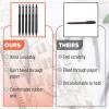 imageMr Pen Pens Black Gel Pens 6 Pack 07mm Fine Point Fast Dry Gel Ink Pens Black Ink Pen Pens Bulk Gel pen Black Pens Pens for Journaling Retractable Pens Premium Ink Pen