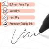 imageMr Pen Pens Black Gel Pens 6 Pack 07mm Fine Point Fast Dry Gel Ink Pens Black Ink Pen Pens Bulk Gel pen Black Pens Pens for Journaling Retractable Pens Premium Ink Pen